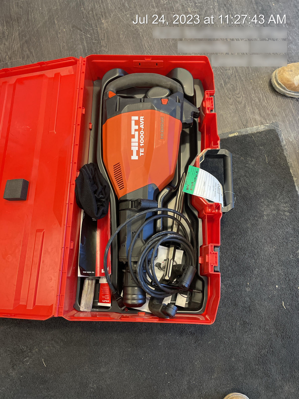 2023 HILTI TE 1000-AVR