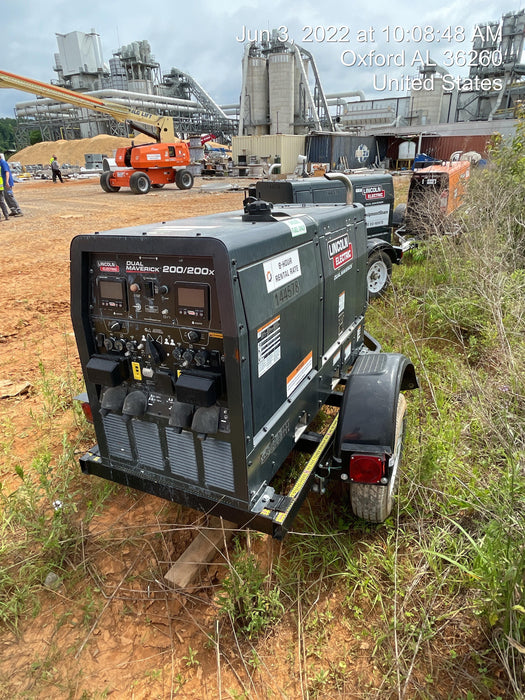 2021 Lincoln Electric Dual Maverick 200/200X Ready Pak 3 (includes trailer, cable rack, fender light kit)