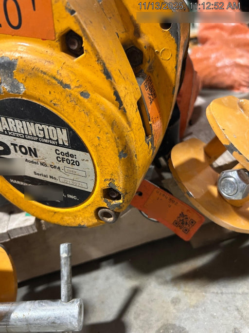 2022 COLUMBUS MCKINNON HTP0200A