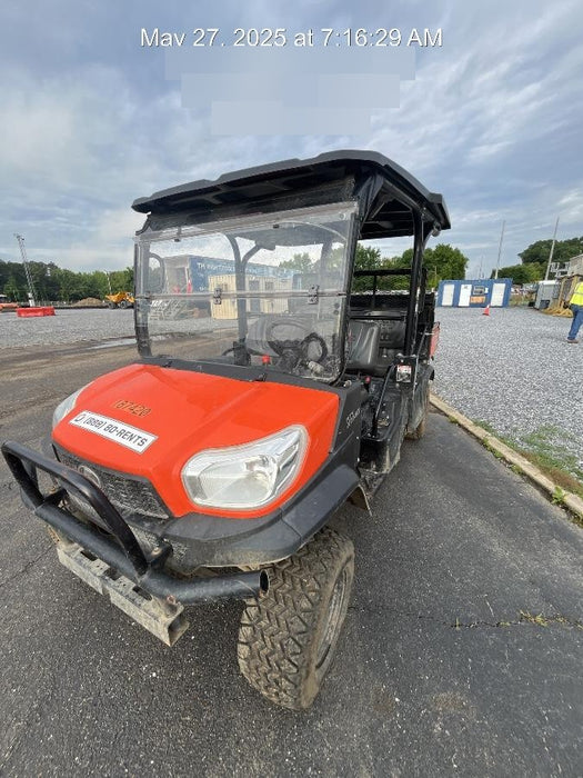 2021 Kubota RTV-X1140W-H Plastic Canopy, Windshield Acrylic Clear, LED Strobe Light, Wire Harness Kit, Back up Alarm