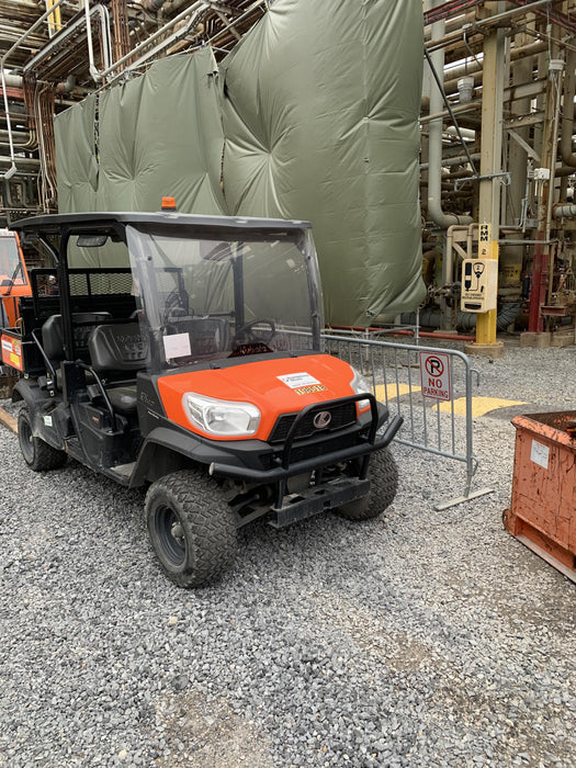 2022 Kubota RTV-X1140W-H Plastic Canopy, Windshield Acrylic Clear, LED Strobe Light, Wire Harness Kit, Back up Alarm