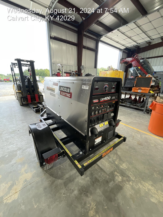 2024 Lincoln Electric LE400 Kubota V1505, Trlr, Cable Rack, Light Kit, ES Decals, T3