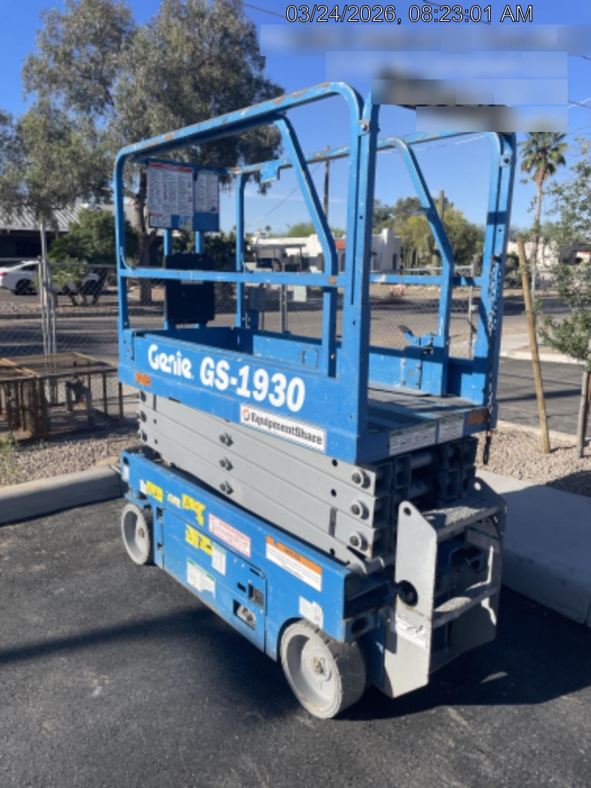 2016 Genie GS-1930 Genie GS-1930 Scissor Lift