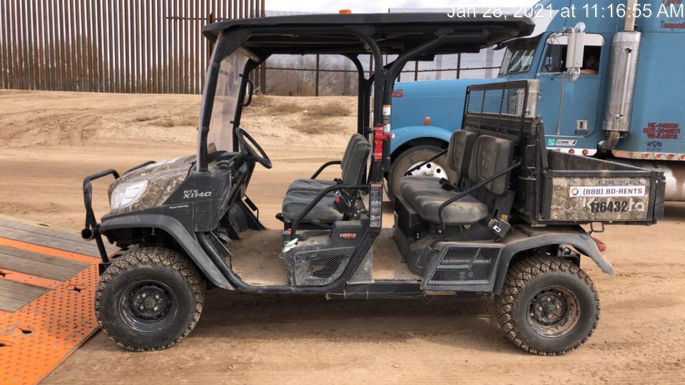 2020 Kubota RTV-X1140 CAMO, CANOPY, STROBE, BACK UP ALARM, WINDSHIELD, FIRE EXT
