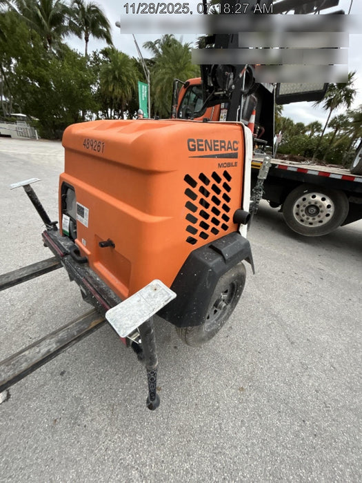 2025 Generac MLTS-4 Diesel, Mitsubishi L2E, 7.1 hp @1800 rpm, Flex Switch 120V Input, Powerzone Controller, (4) 320W LED Lights, 4kW Generator, 39.9 Gal Fuel Tank, 2" Ball, T3, ES Decals