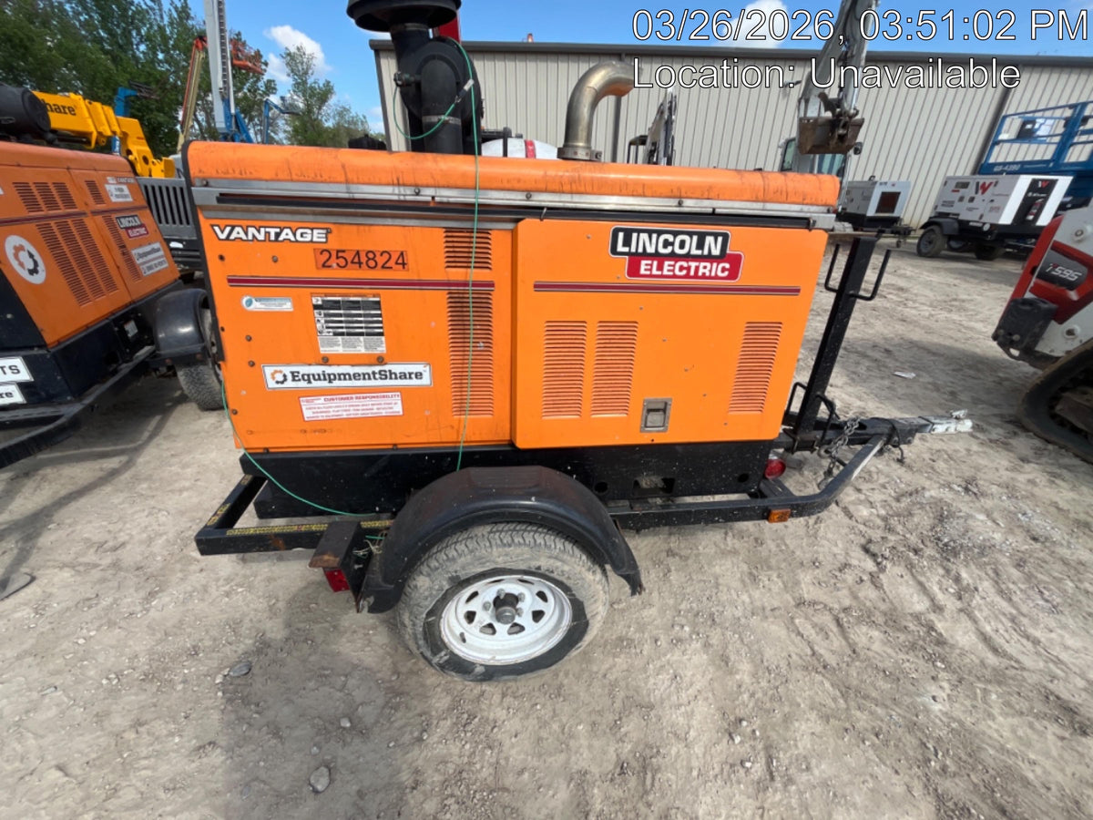 2022 Lincoln Electric Vantage 549X Crosslink Technology, Trailer Mounted, ES Decals, T3