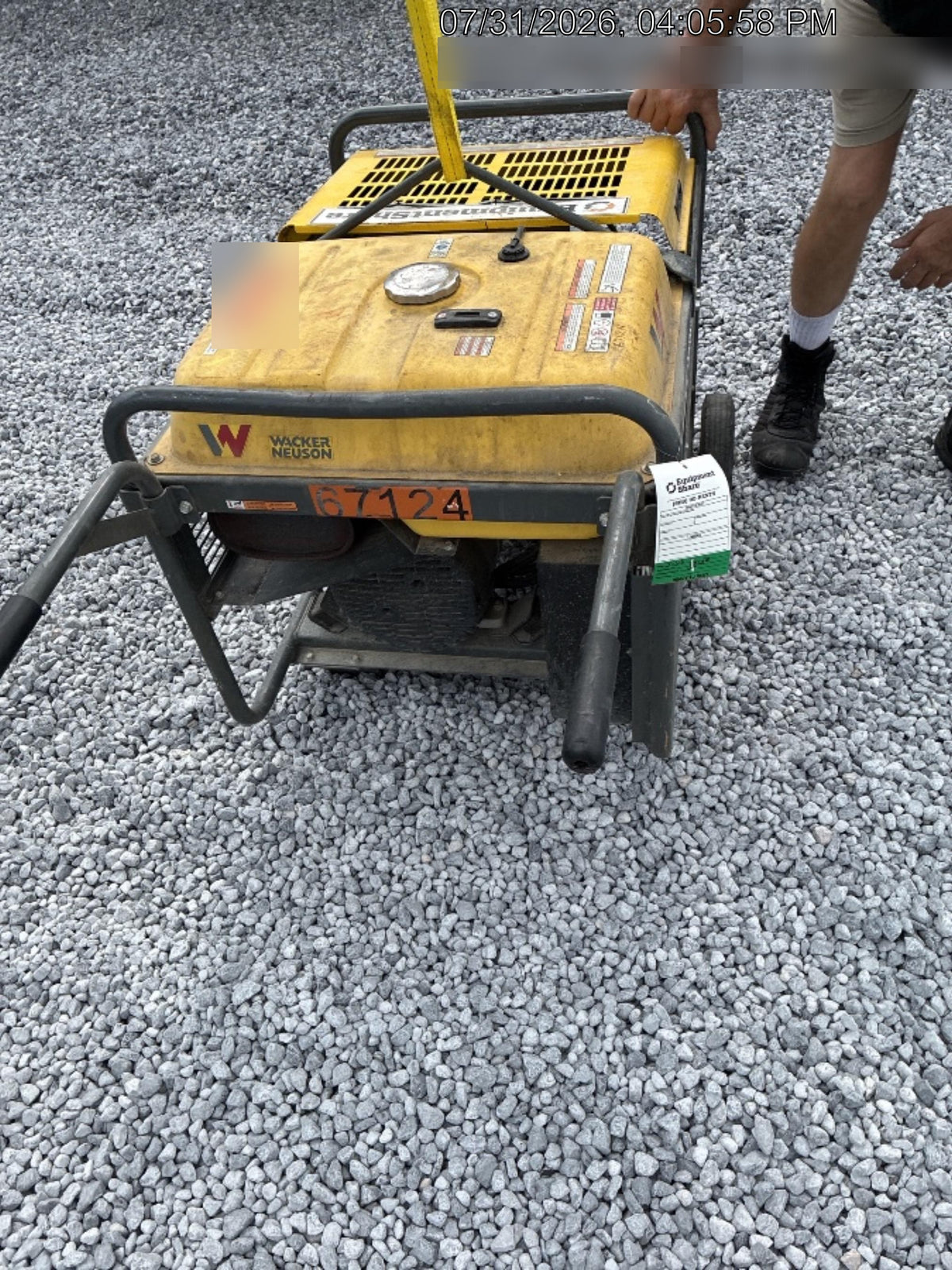 2020 WACKER NEUSON GPS9700V