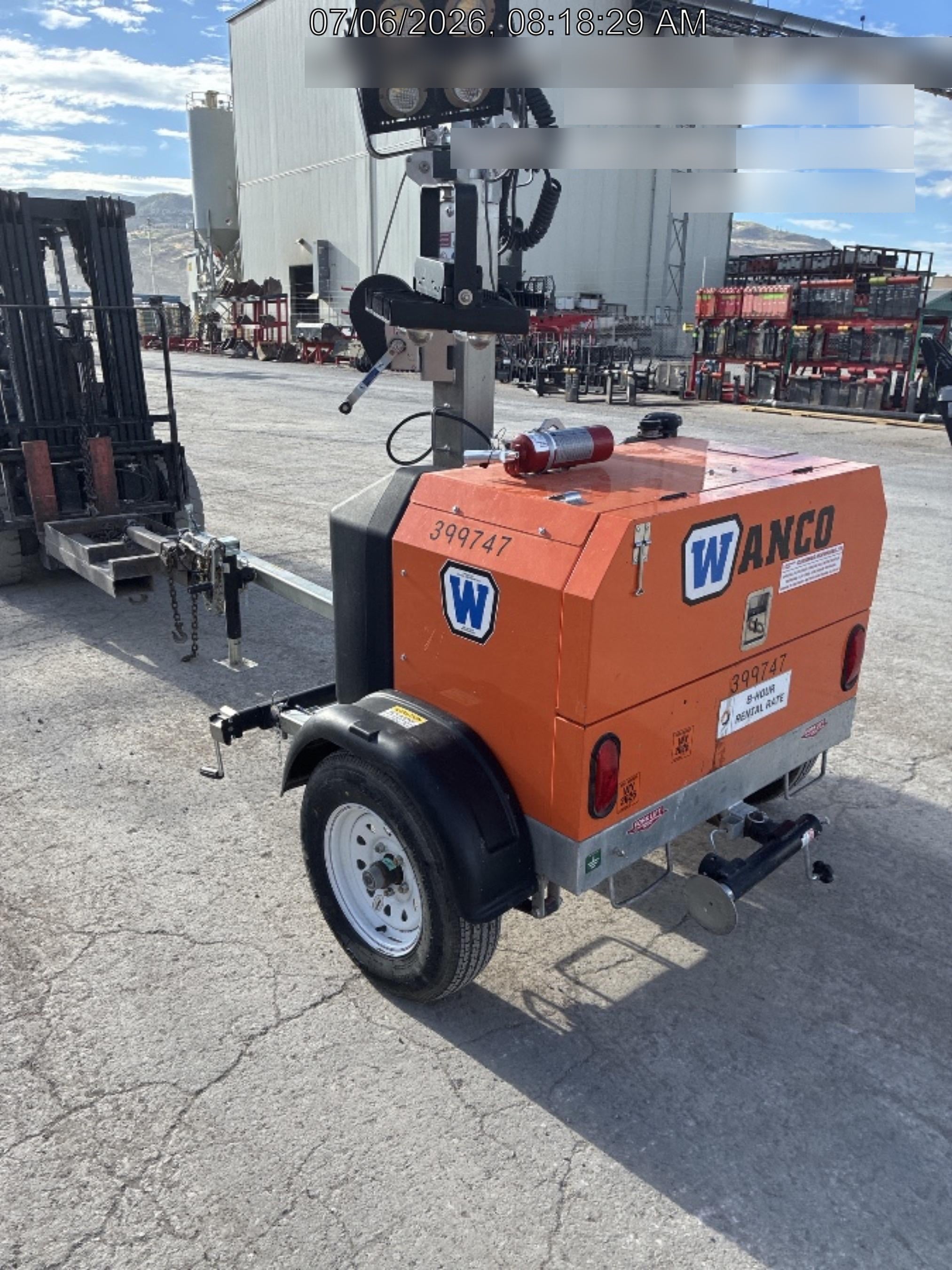 2024 Wanco WLTT-4MM4K Diesel, Deep Sea Controller, Shore Power Plug, Auto Start, (4) 350W LED Floodlights, 4kW Generator, 60 Gal Fuel Tank, 2" Ball, T3