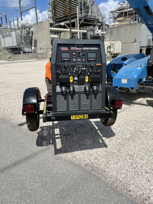 2021 Lincoln Electric Dual Maverick 200/200X Ready Pak 3, Includes Trailer, Cable Rack, Fender Light Kit