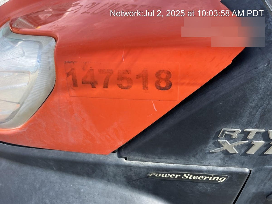 2022 Kubota RTV-X1140W-H Plastic Canopy, Windshield Acrylic Clear, LED Strobe Light, Wire Harness Kit, Back up Alarm