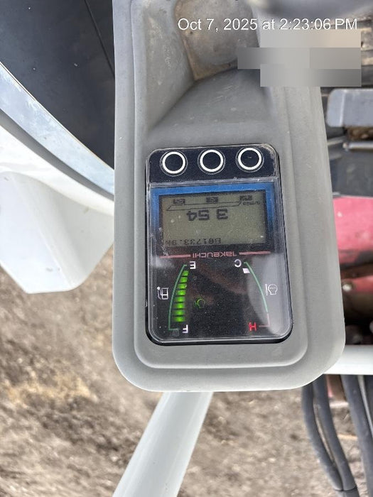 2020 Takeuchi TB235-2R Canopy, Rubber Tracks, Manual TAG QC