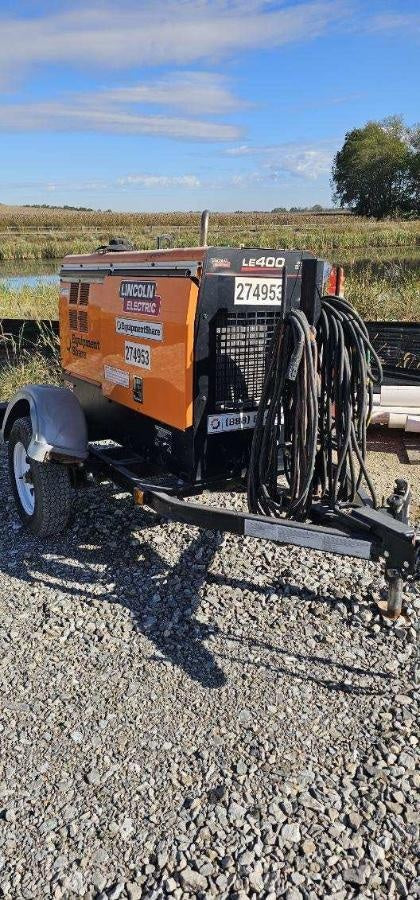 2022 Lincoln Electric LE400 Kubota V1505, Trlr, Cable Rack, Light Kit, ES Decals, T3