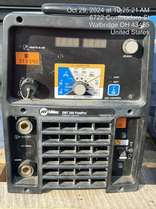 2021 MILLER ELECTRIC XMT 350