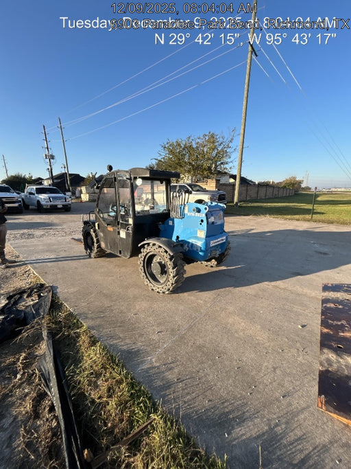 2019 Genie GTH-5519 Cab/Heat/AC, Solid RT Tires, LED Work Lights, Beacon w/48" Carriage, 48" Forks