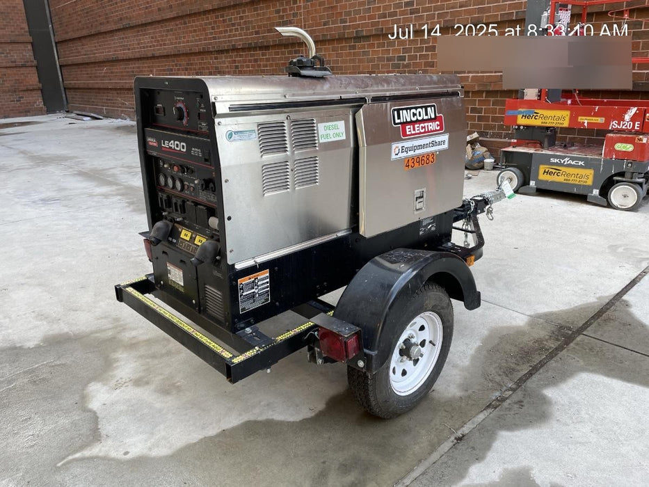 2024 Lincoln Electric LE400 Kubota V1505, Trlr, Cable Rack, Light Kit, ES Decals, T3