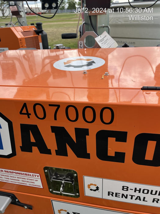2024 Wanco WLTT-4MM4K Diesel, Deep Sea Controller, Shore Power Plug, Auto Start, (4) 350W LED Floodlights, 4kW Generator, 60 Gal Fuel Tank, 2" Ball, T3