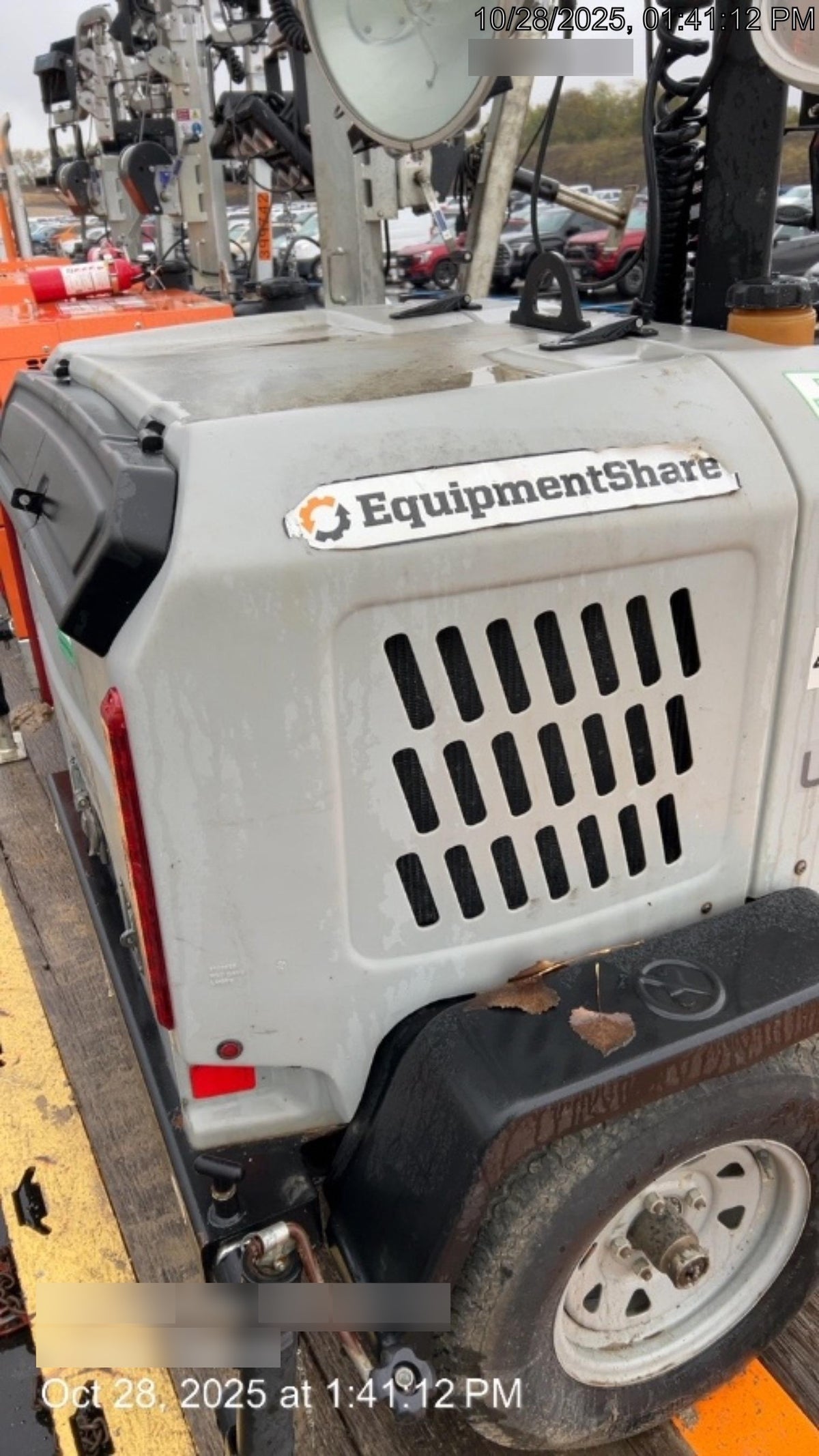 2019 Wacker Neuson LTV6L-MH Wacker Neuson LTV6L Mobile Light Tower w/Fuel Level Sensor Installed