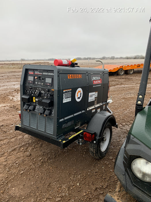 2021 Lincoln Electric Dual Maverick 200/200X Ready Pak 3 (includes trailer, cable rack, fender light kit)