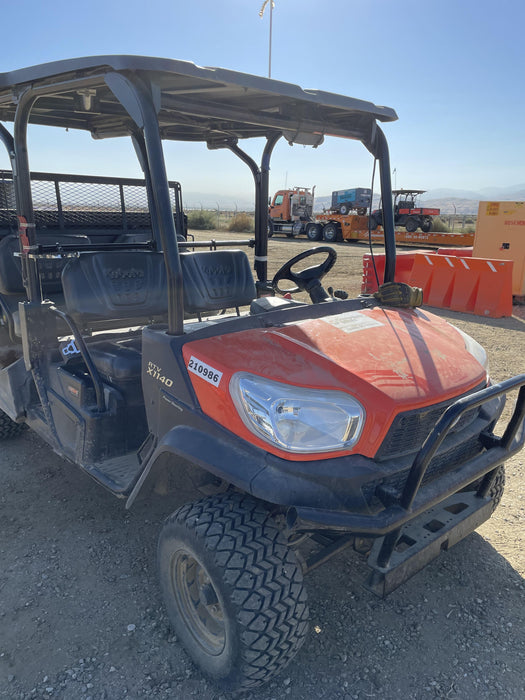 2022 Kubota RTV-X1140W-H Plastic Canopy, Windshield Acrylic Clear, LED Strobe Light, Wire Harness Kit, Back up Alarm