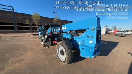 2018 Genie GTH-844 Genie GTH-844D w/Open ROPS, FF Tires, Work Light/Beacon, 60" Carriage and Forks
