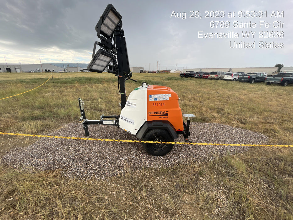 2023 Generac MLT2 Diesel, Flex Switch 120V Input, Powerzone Controller, (4) 320W LED Lights, 4kW Generator, 39.9 Gal Fuel Tank, 2" Ball, T3