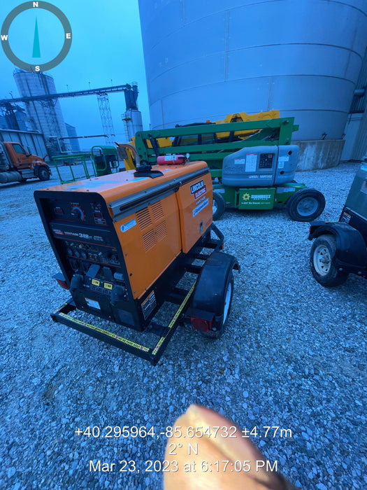 2021 Lincoln Electric Vantage 322 Vantage 322 Ready Pak 3 w/ Decals, ORANGE (includes trailer, cable rack, fender light kit) NO Telematics