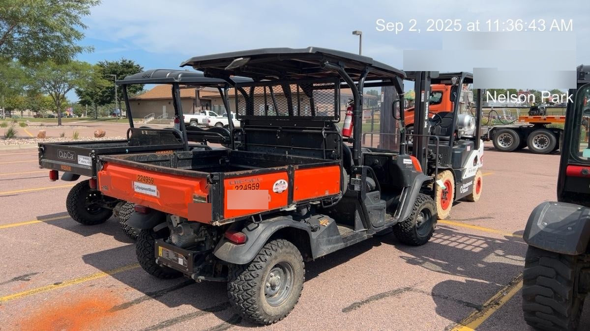 2022 Kubota RTV-X1140W-H Plastic Canopy, Windshield Acrylic Clear, LED Strobe Light, Wire Harness Kit, Back up Alarm