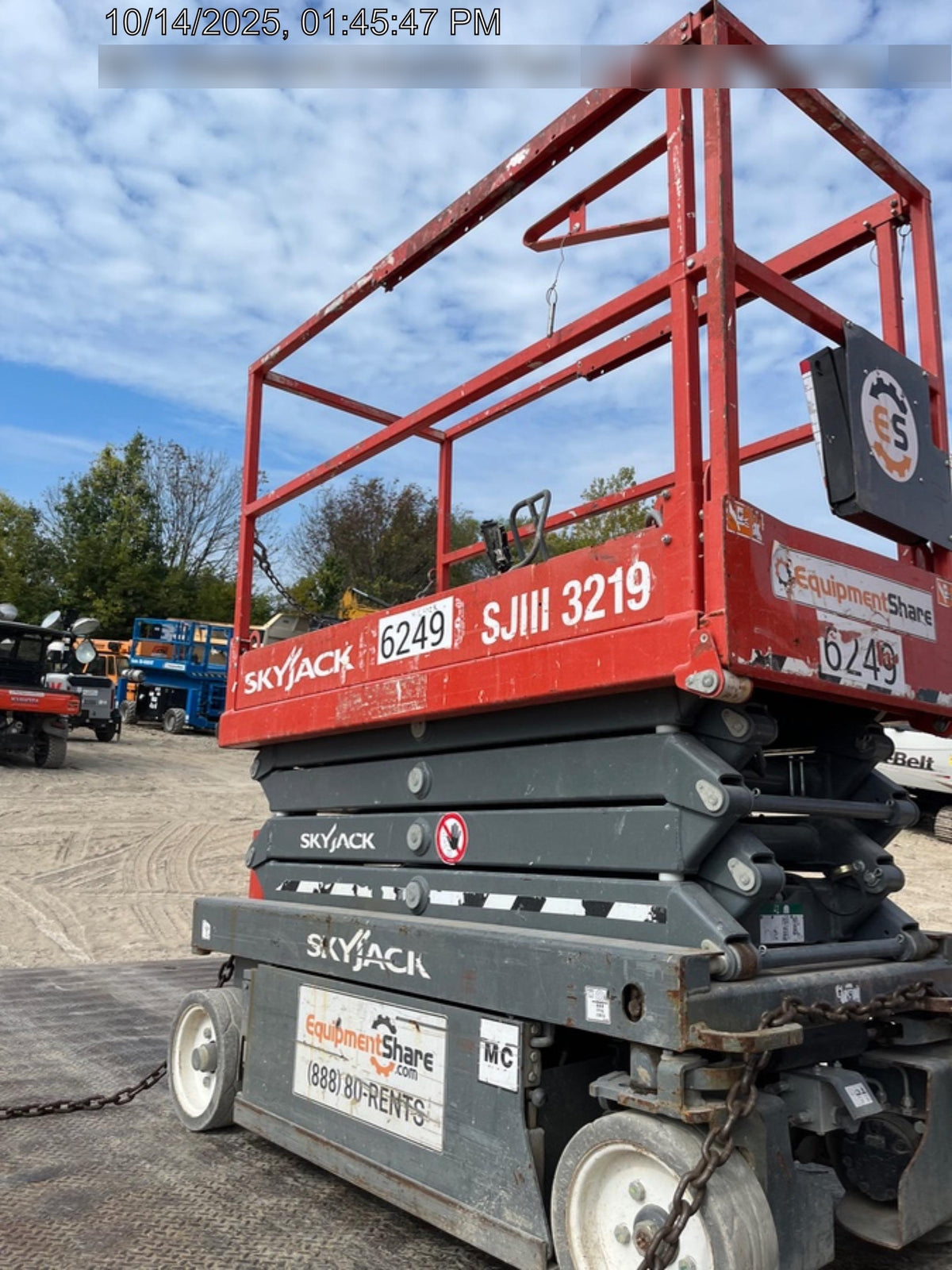 2017 Skyjack SJIII-3219 Skyjack SJ3219, Trojan Battery Set, Extended Warranty 5yr/5k hr