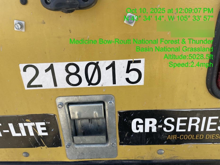 2022 Allmand NLV3GR (4) LED Light Fixture 350W, 23' Vertical Mast, 3kW Prime, Towable, Deep Sea L401, Leveling Jacks, Yanmar T4F 5.8hp