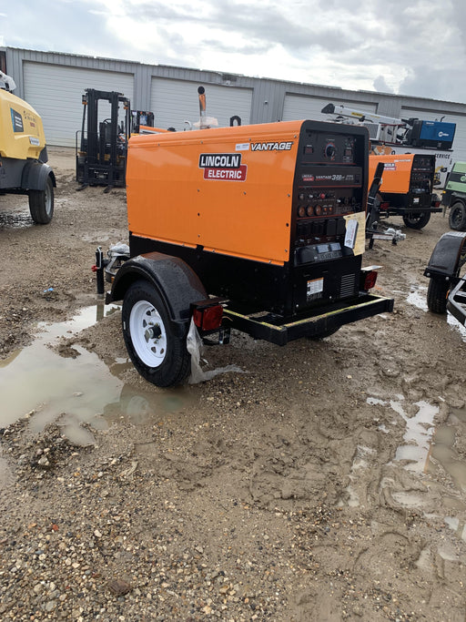 2021 Lincoln Electric Vantage 322 Vantage 322 Ready Pak 3 w/ Decals, ORANGE (includes trailer, cable rack, fender light kit) NO Telematics