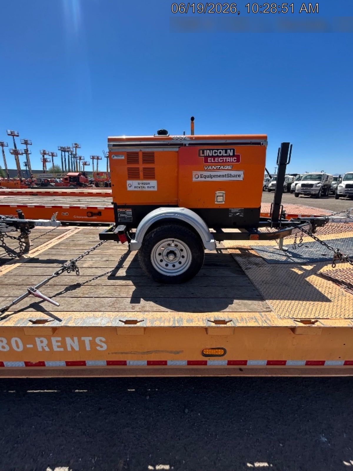 2022 Lincoln Electric LE400 Kubota V1505, Trlr, Cable Rack, Light Kit, ES Decals, T3