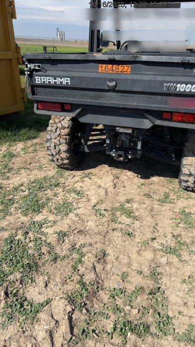 2021 Yanmar YU1000 Canopy, Steel Wheel, Poly WindShield, Beacon, Backup Alarm