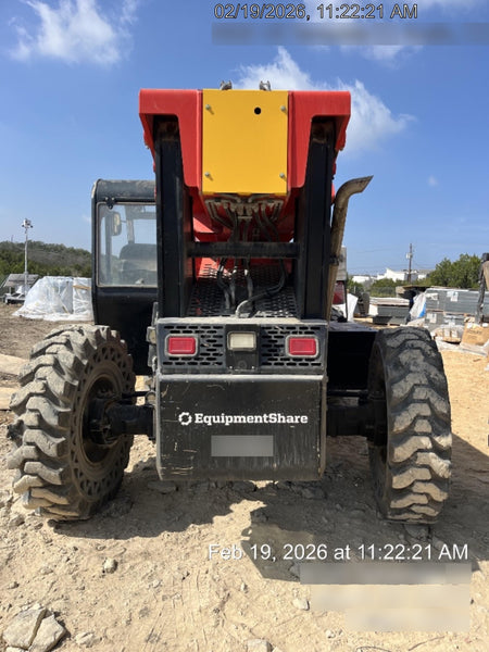 2019 Manitou MTA10055 Canopy, 120 HP, Solid Tires, Work Lights, Lift Hook, Auxiliary Hydraulics 66" Carriage and 60" Forks