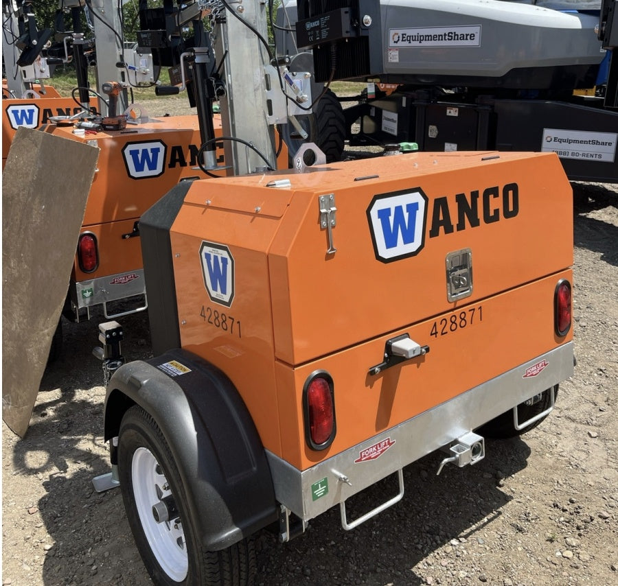 2024 Wanco WLTT-4MM4K Diesel, Deep Sea Controller, Shore Power Plug, Auto Start, (4) 350W LED Floodlights, 4kW Generator, 60 Gal Fuel Tank, 2" Ball, T3