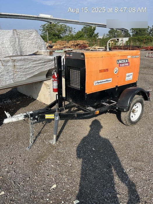 2021 Lincoln Electric Vantage 322 Vantage 322 Ready Pak 3 w/ Decals, ORANGE (includes trailer, cable rack, fender light kit) NO Telematics