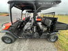 Kubota RTV-X1140W-H 4WD, LED Strobe, Windshield Acrylic Clear, Plastic Canopy, Wire Harness Kit, Backup Alarm