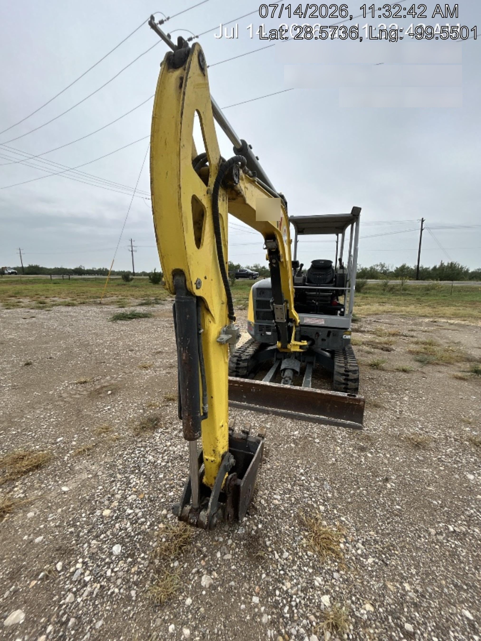 Wacker Neuson EZ36 Canopy unit with one Bucket