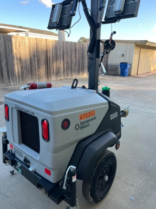 2024 Wacker Neuson LTT4 Diesel, Kohler KDW702, Deep Sea Controller, Auto Start, LED 320W, Bypass Outlet, T3