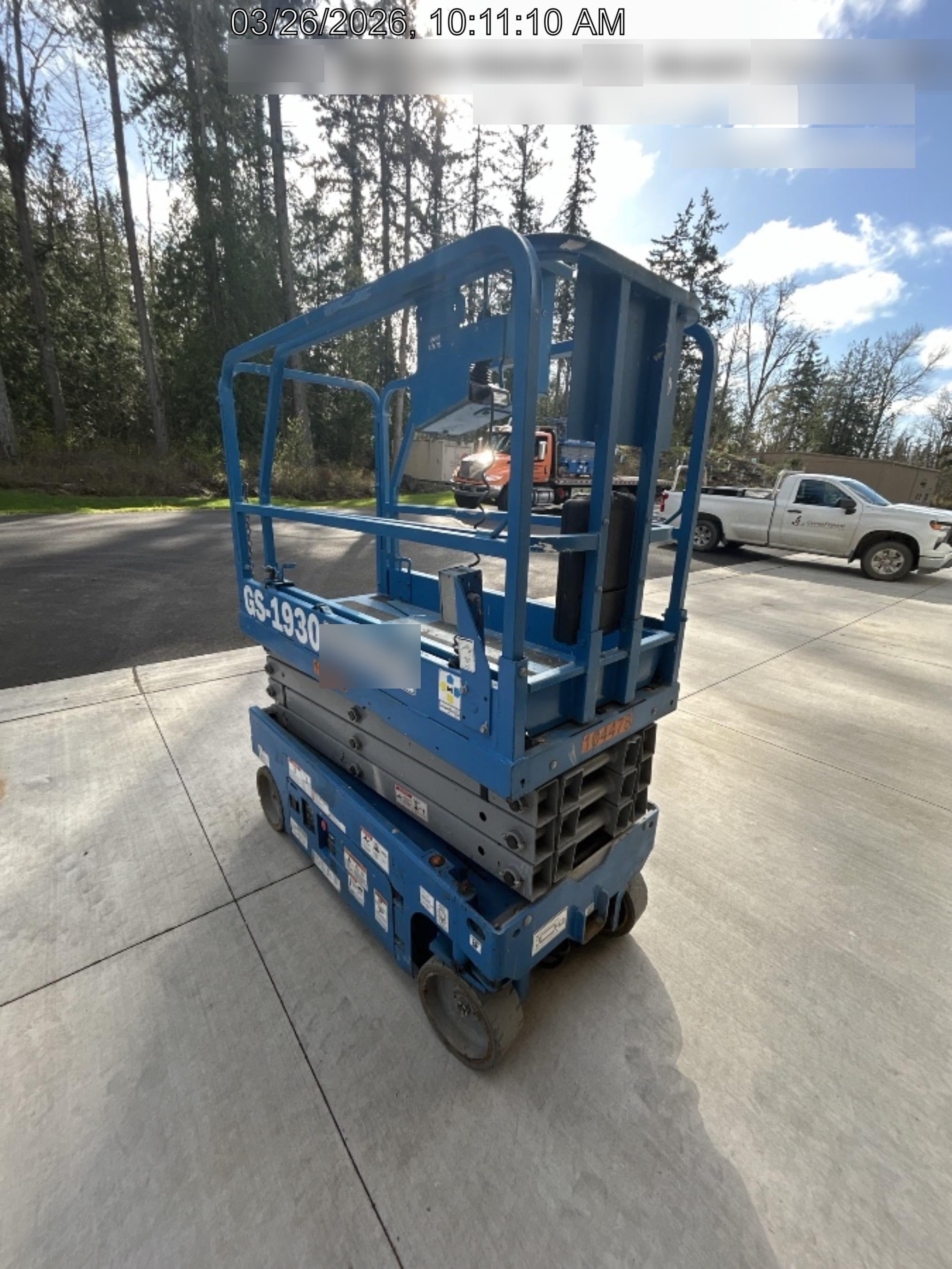 2020 Genie GS-1930 Standard Machine, 800W Inverter