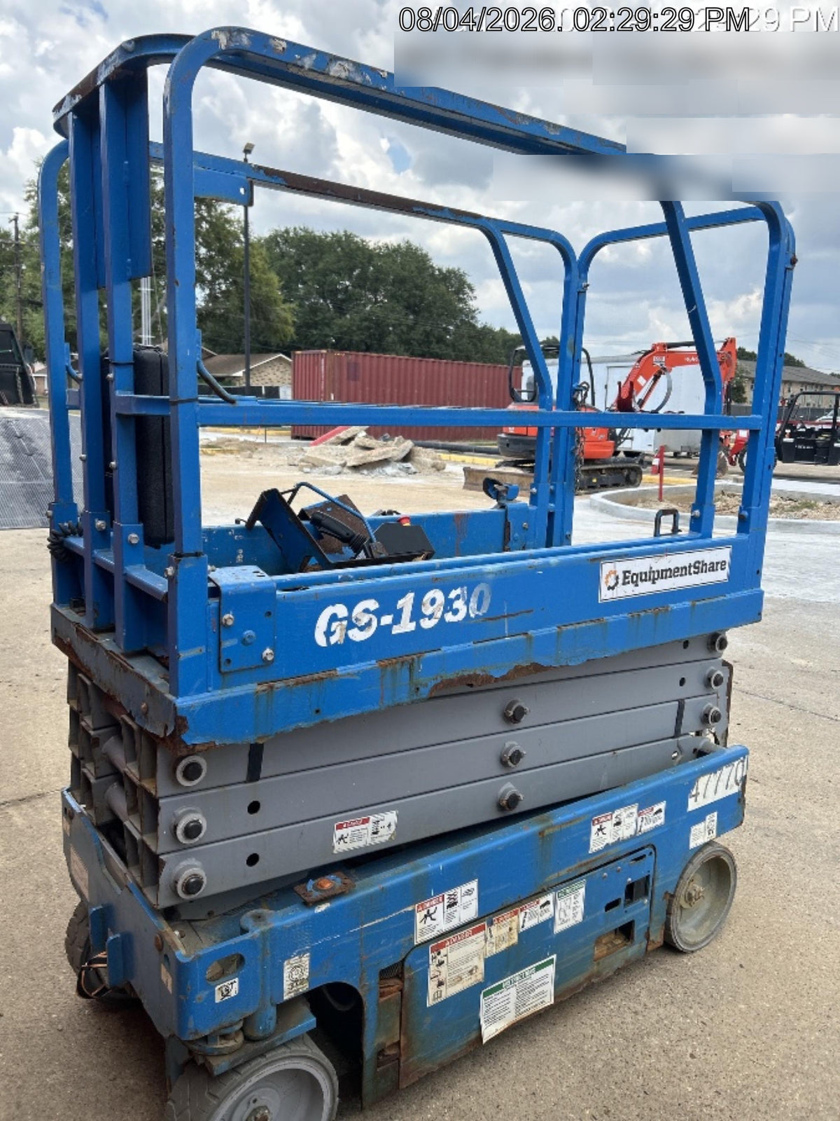 2019 Genie GS-1930 Fixed Rails with Chain Entry
