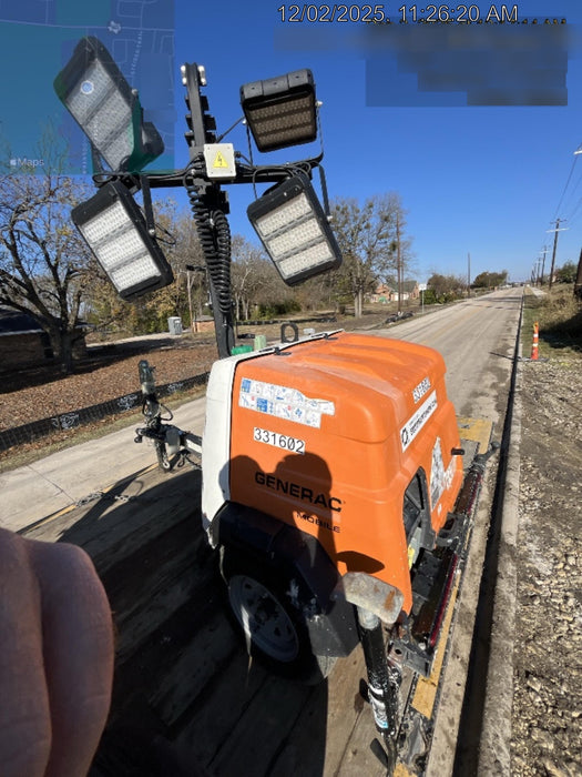 2023 Generac MLT2 Diesel, Flex Switch 120V Input, Powerzone Controller, (4) 320W LED Lights, 4kW Generator, 39.9 Gal Fuel Tank, 2" Ball, T3