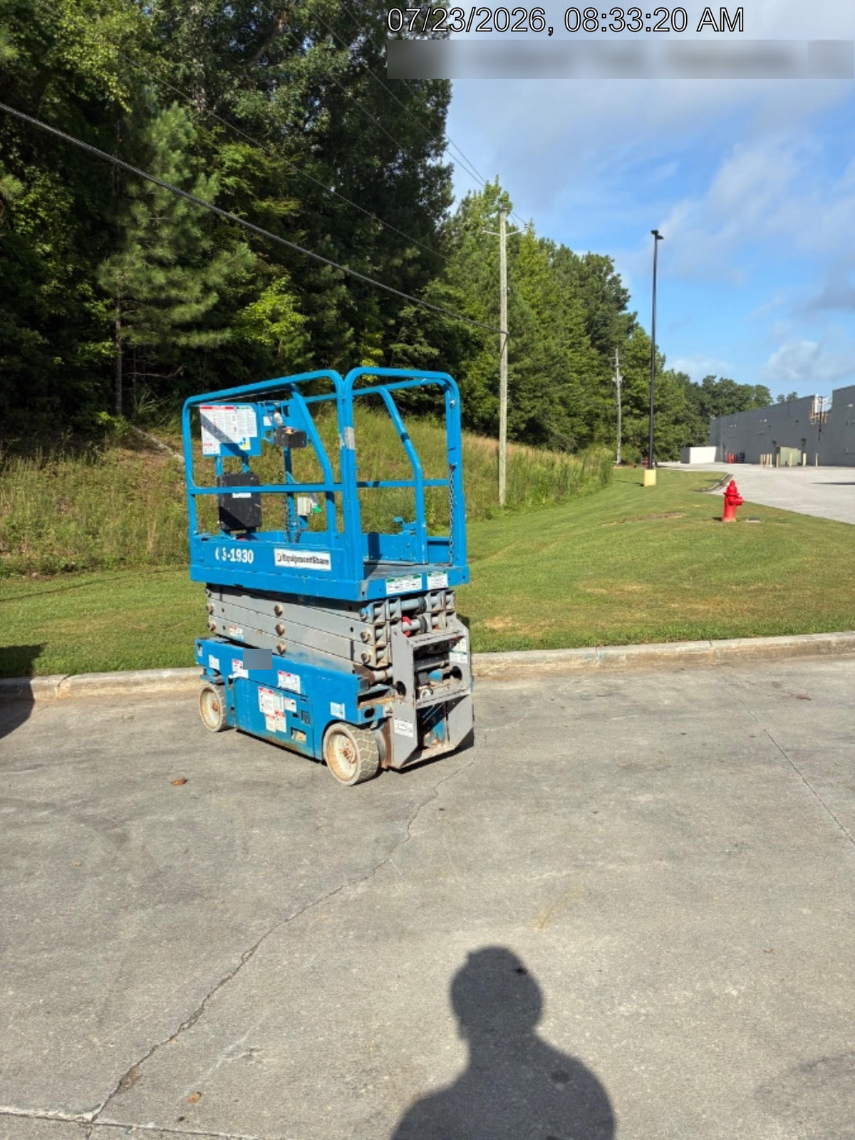2019 Genie GS-1930 Fixed rails with chain Entry
