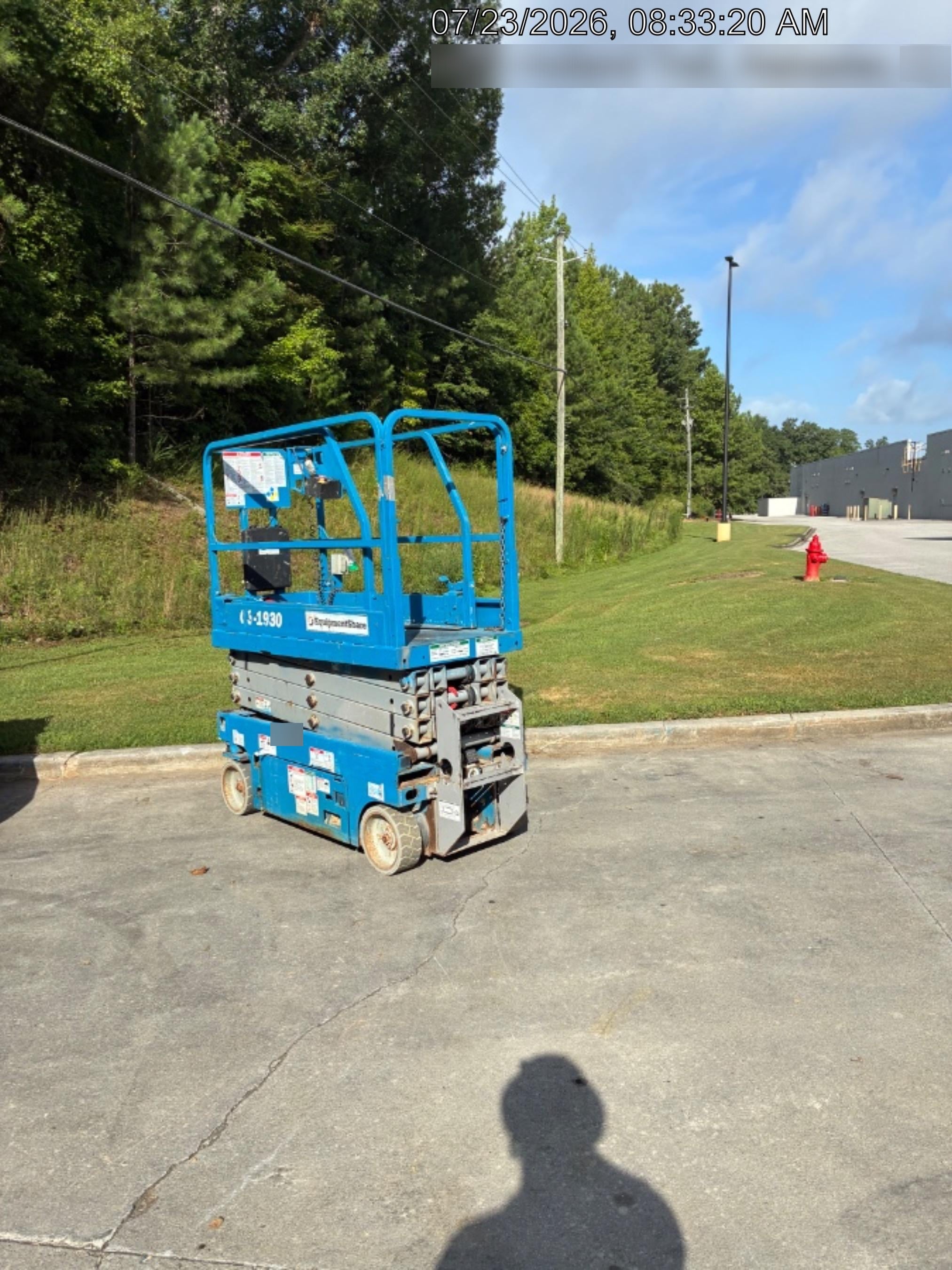2019 Genie GS-1930 Fixed rails with chain Entry