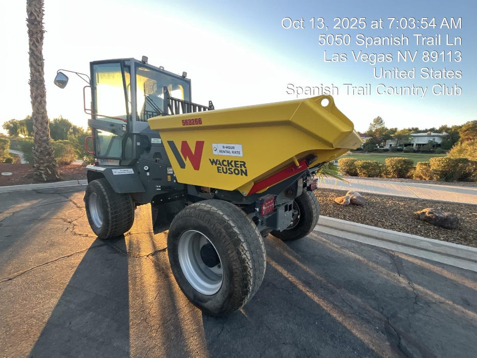 2025 WACKER NEUSON DV605 Cab Turf Tires