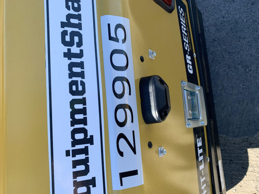 2021 Allmand NLV3GR (4) LED Light Fixture 350W, 23' Vertical Mast, 3kW Prime, Towable, Deep Sea L401, Leveling Jacks, Yanmar T4F 5.8hp