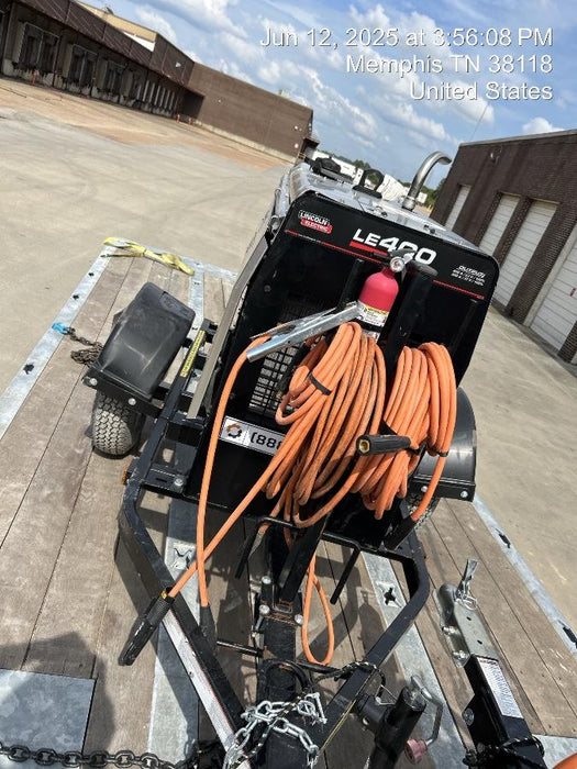 2024 Lincoln Electric LE400 Kubota V1505, Trlr, Cable Rack, Light Kit, ES Decals, T3