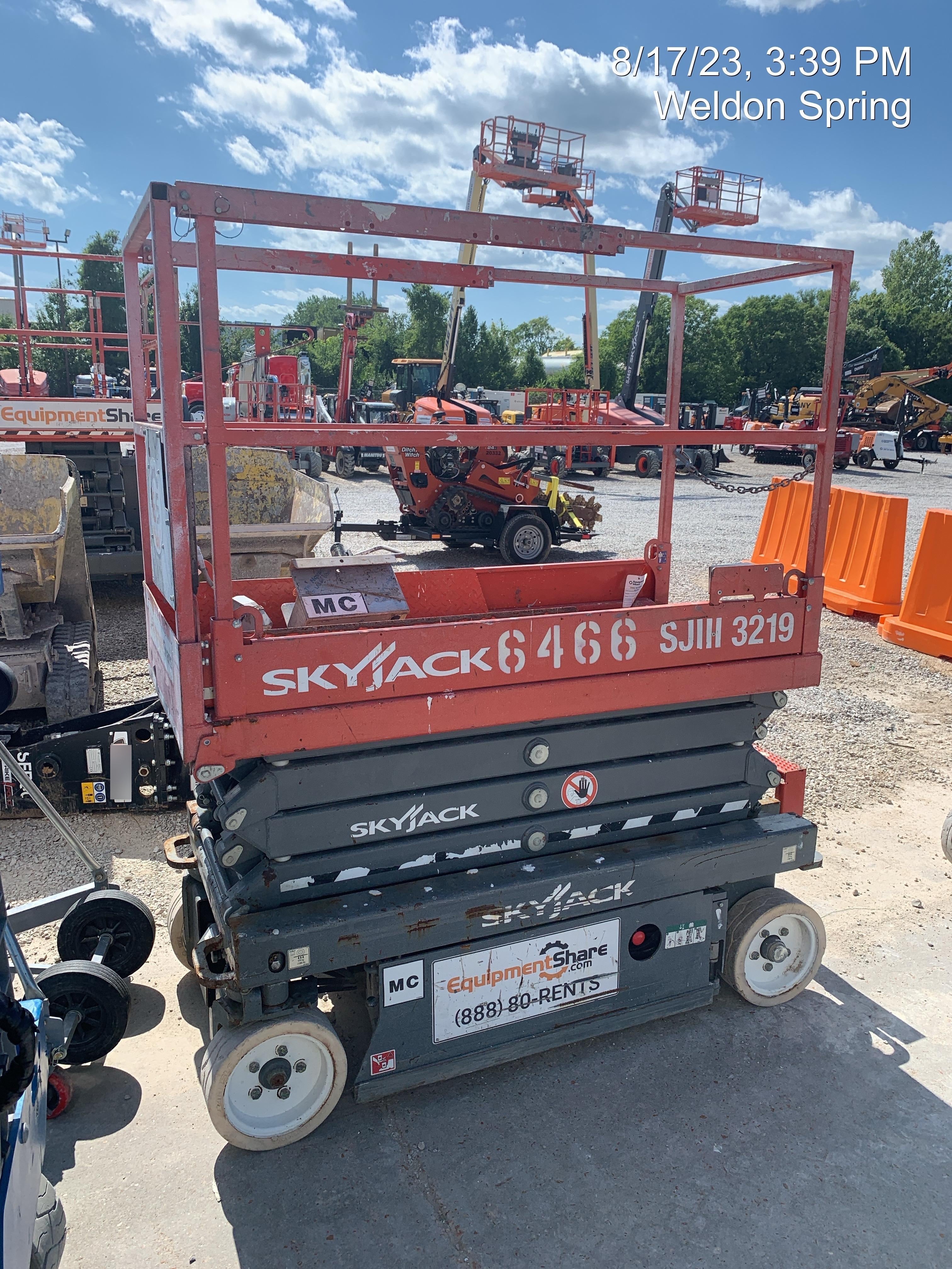 2017 Skyjack SJIII-3219 Skyjack SJ3219, Extended Warranty 5yr/5k hr