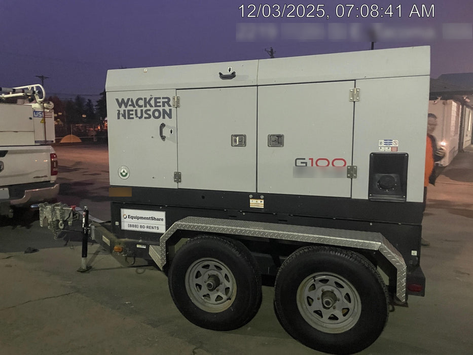 2020 WACKER NEUSON G100