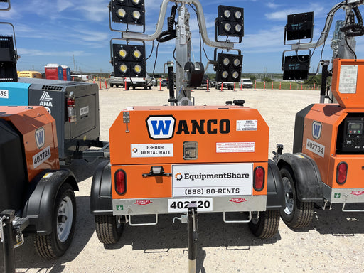 2024 Wanco WLTT-4MM4K Diesel, Deep Sea Controller, Shore Power Plug, Auto Start, (4) 350W LED Floodlights, 4kW Generator, 60 Gal Fuel Tank, 2" Ball, T3