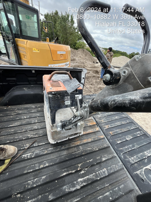 2023 Multiquip MVH158 Honda GX200, 17" Plate, Gas